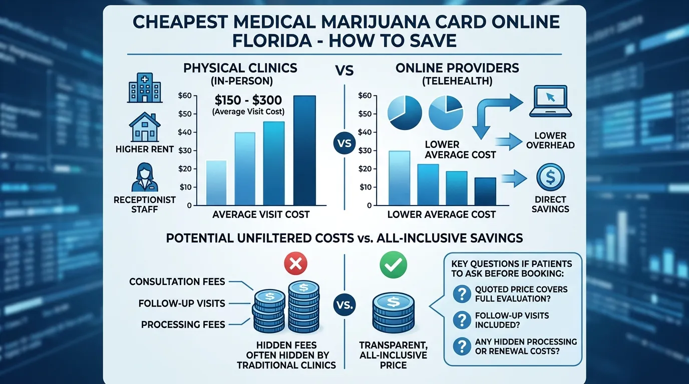 Infographic: How to Get the Cheapest Medical Marijuana Card Online in Florida - Cheapest Medical Marijuana Card Online Florid